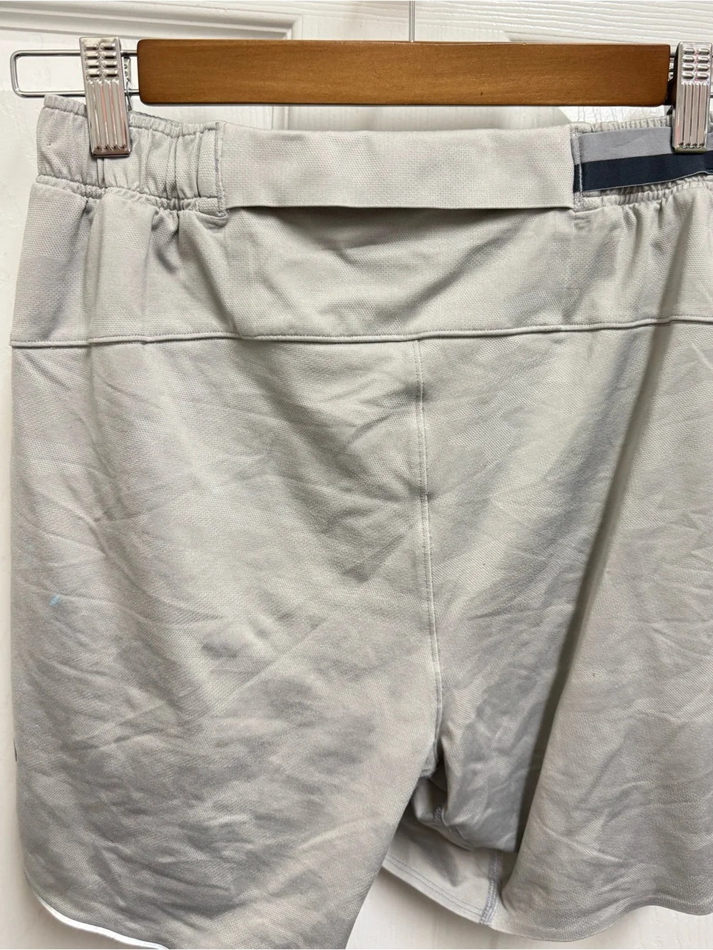 Lululemon Light Gray Camo Athletic Shorts